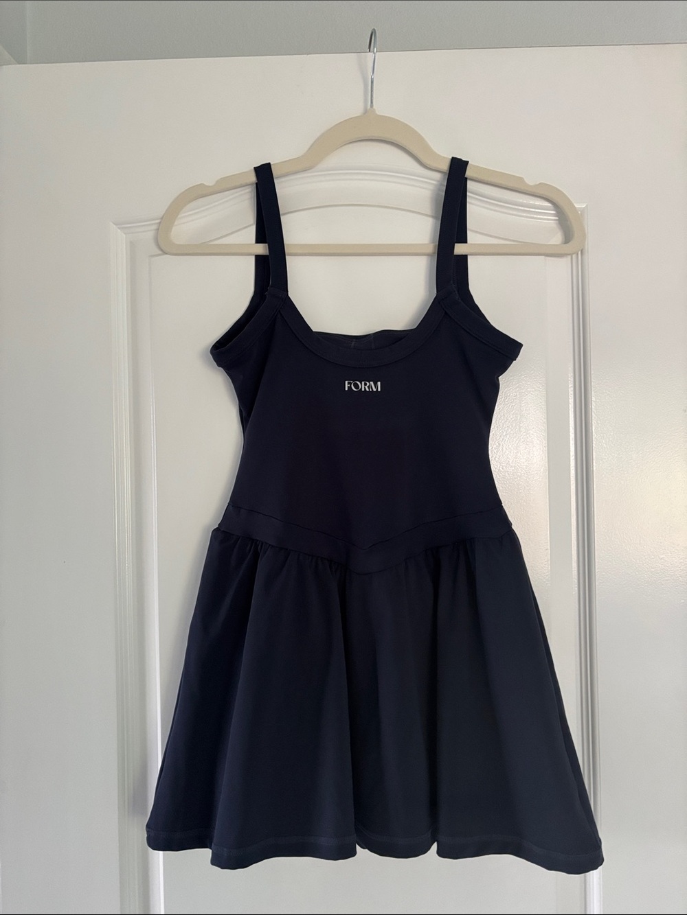 Square Neck Mini Dress in Black - Picture 3 of 3